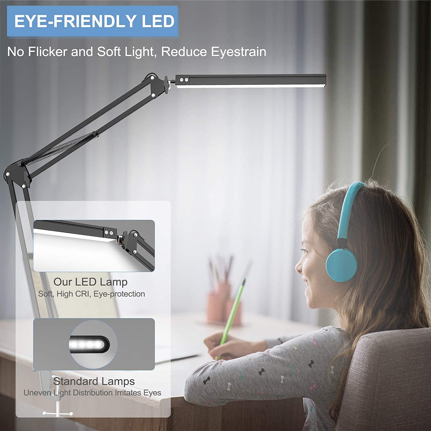 Honeywell Desk Lamp With Clamp LEPOWER-TEC LED Desk Lamp For Home