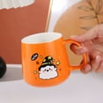 thumbnail image 5 of IPEWLEX Adorable Handcrafted Ghost Cup - Multi-functional Office Decor & Unique Gift Set - High-quality Ceramic, Insulated 400ml, 5 of 6