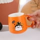 thumbnail image 5 of Taza de Cerámica con Tapa de Fantasma Divertida de 400 Ml | Taza de Café y Té de Halloween | Taza de Agua para Oficina | Diseño de Fantasma Adorable Hecho a Mano | Taza Térmica Duradera para El Hogar, 5 of 6