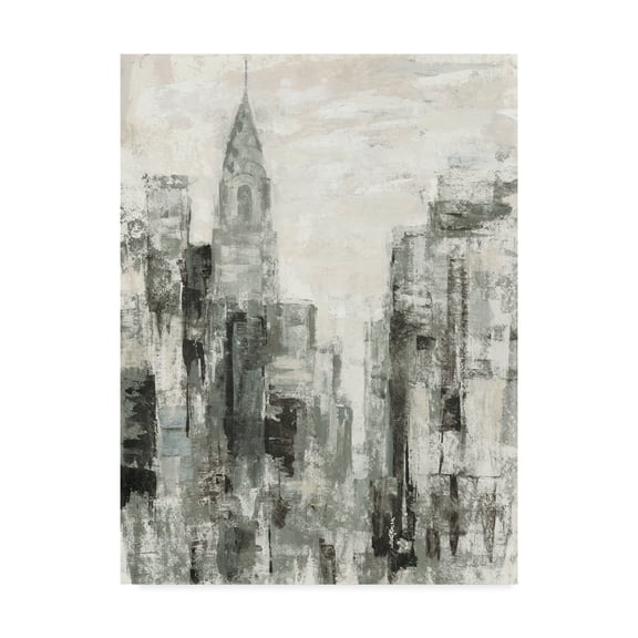 Trademark Fine Art 'Manhattan Neutral I Crop' Canvas Art by Silvia Vassileva