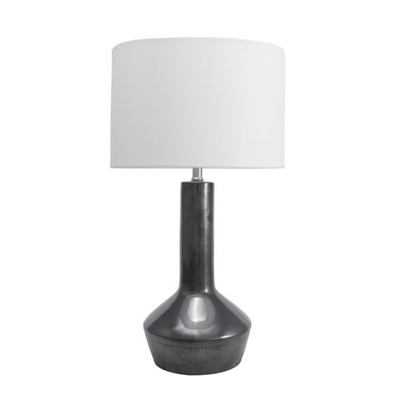 27-inch Jova Ceramic Linen Shade Table Lamp