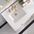 thumbnail image 2 of ANGELES HOME 60" Bathroom Vanity with Sink, Freestanding Solid Wood Bathroom Makeup Cabinet W/ 4 Soft-Close Doors and 3 Drawers, White Quartz Countertop (White), 2 of 13