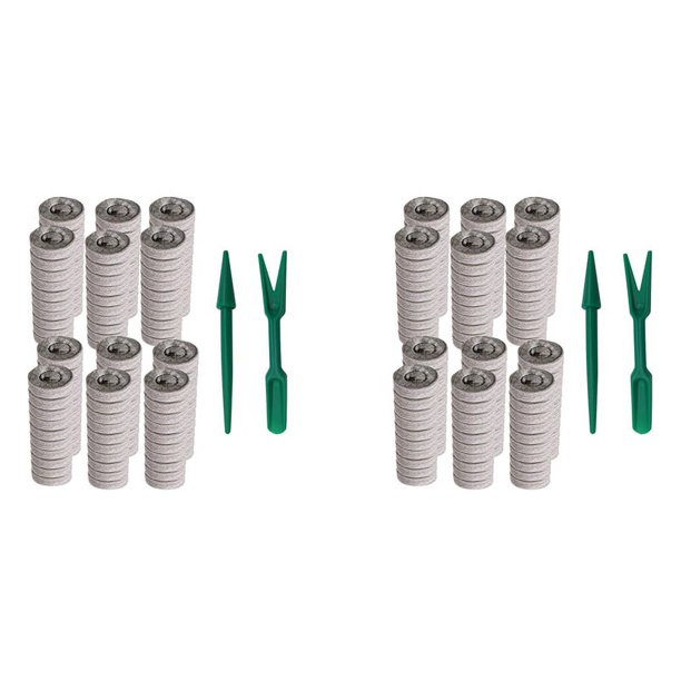 240 Piezas 30mm Turba Suelo Planta Arrancadores Tapones Bloque de Suelo de Plántula, Fertilizante de Semillas Bloque de Nutrientes para Flores