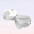 thumbnail image 2 of LED Double-Multiple Magnifying Microscope Portable Heart-Shaped Jewelry Magnifier 6Pcs, 2 of 5