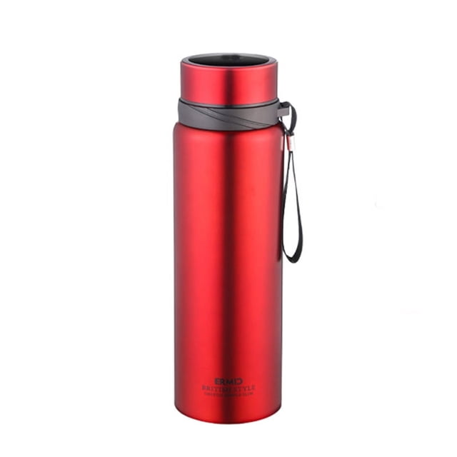 Taza térmica de acero inoxidable de gran capacidad para hombres y mujeres, portátil, para negocios al aire libre, regalo, taza de agua