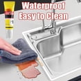 thumbnail image 3 of Plastic Steel Mud Waterproof Sealant, Multifunctional Waterproof White Caulk with Scraper, Plastic Steel Repair Adhesive for Kitchen Bathroom, Quick-Drying, 3 of 5