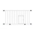 thumbnail image 2 of Carlson MINI Expandable Extra Wide Pet Gate with Small Pet Door, White, 18-31 inches, 2 of 4