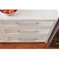 thumbnail image 2 of Amerock Cowrie 10-1/16 inch (256mm) Center-to-Center Polished Nickel Cabinet Pull, 2 of 6