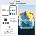 thumbnail image 5 of Fruit intelligence 1.85" Bluetooth Smart Watch for Men & Women, HD Touch Screen, Bluetooth Calling, Heart Rate & Sleep Monitor, IP67 Waterproof, Fitness Tracker, 5 of 8