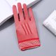 thumbnail image 3 of Jumpingount Guantes nupciales de textura de alta gama de nailon, artesanía exquisita y cómodos guantes de rejilla de malla suaves guantes y mitones rojo, 3 of 6