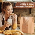 thumbnail image 5 of HLONK 100 Pack Food-Safe Paper Bread Bags with Window - 50% Thicker 13.7x8.2x3.7in Large Bakery-Style Bags for Homemade Sourdough  Artisan Bread  Cookies & Snacks - Includes 120 Cute Seal, 5 of 5