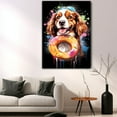 thumbnail image 5 of Nederlandse Kooikerhondje Dog Canvas Wall Art,Pet Canvas Painting Puppy Artwork,Colorful-Watercolor Original Artwork Print For Bedroom, Bathroom Wall Art decor, 5 of 6