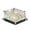 Bohemian Yellow, variant on Leather Key Dish Bowl,Wallet and Key Organizer,Tray Organizer,Board Foldable Desktop Sundries Storage Tray Desktop Storage Box, Suitable for Keys, Glasses, Headphones