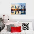 thumbnail image 5 of Jiayy  New York City Canvas Wall Art for Living Room - Black and White Wall Art for Office Modern Prints Wall Art Size  20x16in, 5 of 6