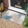 thumbnail image 2 of ywomgcj Blue Color Block Rubber Mats Door Mats Rubber Non-slip Rugs, 2 of 3