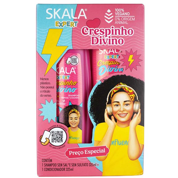 Skala Crespinho Divino Shampoo & Conditioner Kit