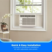 Midea 5,000 BTU Mechanical Window Air Conditioner, Covers up to 150 Sq ft, Easy Installation, MAW05M1WWT, White, New