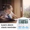 thumbnail image 3 of Tnobhg Kitchen Timer for Cooking Magnetic Attraction on Fridge Oven Multifunctional Digital Timer with Large Display Time Count-up Clock Student Time Manager Alarm Clock, 3 of 8