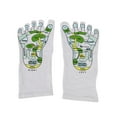 thumbnail image 1 of Chaussettes Vertes Masseur de Pieds Carte d'Acupression Réflexologie, 1 of 5