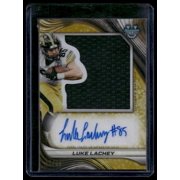 2024 Bowman University Best Prospect Jumbo Relic Auto Second Honor Roll PJA-LL Luke Lachey Iowa Hawkeyes Football Card
