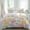 Beige, variant on Easter Eggs Set of 4 Bedding Quilt Covers, Cute Colorful Spring Love Country 4-Piece Bed Sheet Set with Extra Soft Bed Sheets Quilt Cover Pillowcase, California King