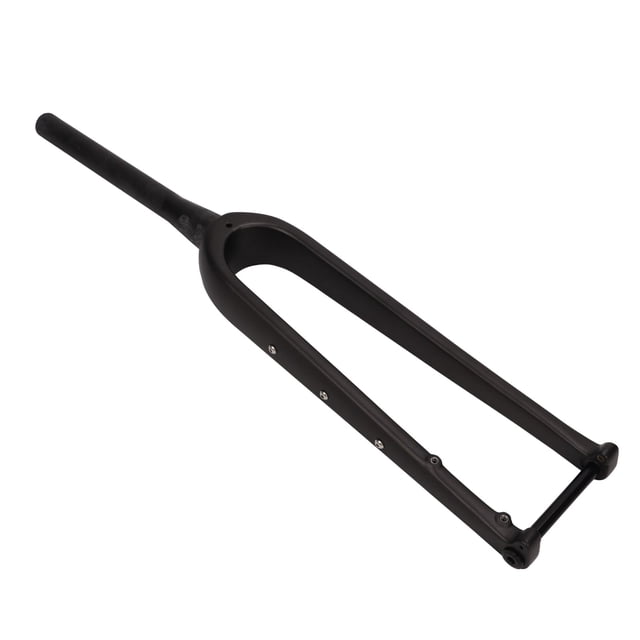 Fourche de Vélo de Montagne, Fourche de Vélo en Fibre de Carbone 100mm T800 Fourche de Vélo Mate Ultra Réactive