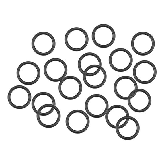 O-Rings Nitrile Rubber 15mm Inner Diameter 20.3mm OD 2.65mm Width Round Seal Gasket 20Pcs