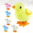 thumbnail image 5 of CHUANK 6pcs Kids Jumping Plush Chicken Children Double Layer Wing Wind-up Playing Toys (Random Color), 5 of 5