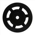 thumbnail image 2 of 8X 95mm Negro Cable Rueda Polea del Cojinete Pierza Equipo de Gimnasia Resistente Al Desgaste, 2 of 5