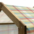 thumbnail image 4 of Plaid Pet House, Geometric Composition with Squares and Rectangles Colorful Shapes with Diagonal Lines, Outdoor & Indoor Portable Dog Kennel with Pillow and Cover, 5 Sizes, Multicolor, by Ambesonne, 4 of 4