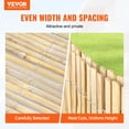 thumbnail image 2 of VEVOR Natural Bamboo Fence Privacy Screen, Eco-Friendly Privacy Bamboo Slat Fence, 6 ft H x 13 ft L Decorative Bamboo Screen Panel, for Garden, Backyard, Balcony, Patio, Pool Side, 2 of 9