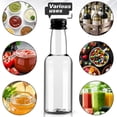 thumbnail image 4 of Mini botellas de licor Tessco de 75 ml de plástico con tapa, juego de 100 unidades, 4 of 7