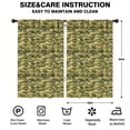 thumbnail image 2 of Camouflage 52x84in(132x213cm) Curtains 2 Panels for Kids Bedroom, Window Drapes for Kids Boys Girls Bedroom Curtains Designed To Spark Joy and Creativity, 2 of 5