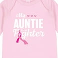 thumbnail image 4 of Inktastic Breast Cancer Awareness My Auntie is a Fighter Boys or Girls Long Sleeve Baby Bodysuit, 4 of 5