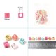thumbnail image 5 of 100 piezas/lote de cuentas de alfabeto cuadradas de acrílico de moda, cuentas espaciadoras sueltas con letras de agujero grande, suministros para hacer pulseras hechas a mano, 5 of 5