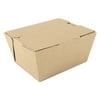 SCT ChampPak Carryout Boxes, #1, 4.38 x 3.5 x 2.5, Kraft, 450/Carton -SCH0731