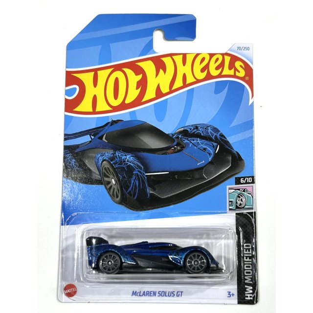 Coche de juguete Hot Wheels McLaren Solus GT 2024 a escala 1:64 fundido a presión
