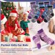 thumbnail image 5 of Calcetines de invierno de lana Eocom para niños, 6 pares, estampado de ciervos de 1 a 3, 5 of 6