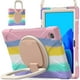 thumbnail image 1 of Funda colorida para Samsung Tab A7 de 10,4 pulgadas T500 con correa para el hombro, soporte de anillo ajustable grande y protección contra golpes., 1 of 5