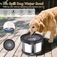 thumbnail image 3 of Cuenco de agua para perros UPSKY de acero inoxidable de 8 litros, antiderrames, antideslizante, 3 of 8