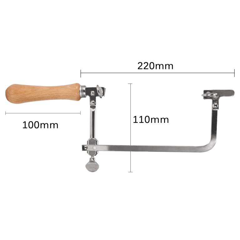 Jeweler's Saw Frame kit with Blades 12 Pieces Adjustable Jewelers