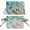 Beach Starfish Shell, variant on COEQINE Car Side Window Shade for Baby, Heat Block UV Protection Back Window Curtain for Pets, Double Opening Sun Shade Cover with Magnets Universal, Mushroom Butterfly Leaf Moon
