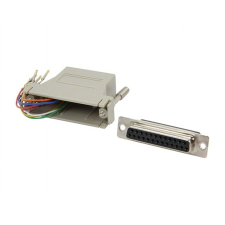 UPC: 0065030773485 | StarTech.com GC258FF DB25 to RJ45 Modular Adapter – F/F