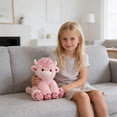 thumbnail image 6 of Strawberry Highland Cow Plush, Pink Fluffy Cow Figure Soft Decor with Strawberry Pattern Hooves, Cozy Home Decorative Accent and Birthday Holiday Gift for Girlfriend Boyfriend Valentine Mother’s Day, 6 of 7