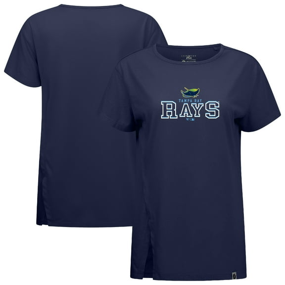 Women's Levelwear Navy Tampa Bay Rays Influx Journey T-Shirt