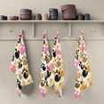 thumbnail image 5 of GZHJMY Colorful Dog Paws Kitchen Towels 18x28inch Ultra Soft Absorbent Quick Drying Kitchen Dish Towels Washable Cleaning Cloths Hand Towels Tea and Bar Towels, 1 Pack, 5 of 7