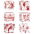 thumbnail image 5 of Honeeladyy 6Pcs Halloween Party Candy Boxes Dessert Treat favors Gable Decorations, Halloween Paper Box for Keep Candy Popcorn, Toys Birthday Supplies, 5 of 5