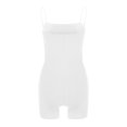 thumbnail image 4 of Timegard Womens Bodysuits Square Neck Spaghetti Strap Slim Fitting Comfy Short Rompers Summer Casual, 4 of 7
