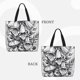 thumbnail image 2 of Balery Monochrome Botanical Illustration Bolsa de Mano para Mujeres con Cremallera, Bolsa de Gimnasio con Compartimentos, Bolsa para Laptop, Bolsa para Trabajo, 2 of 7