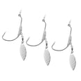 thumbnail image 4 of Juego de 3 anzuelos lastrados con resorte y pasador centrador para señuelos de natación. 04 de plata (7.2 g), 4 of 8